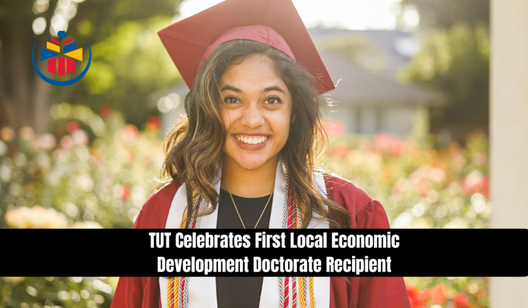 TUT Celebrates First Local Economic Development Doctorate Recipient